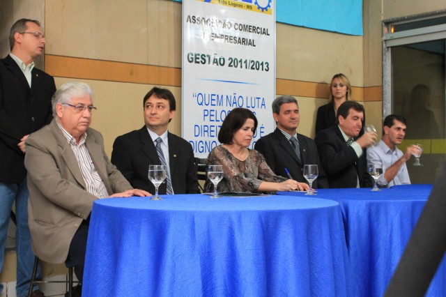 Posse da nova diretoria da Associação Comercial e Empresarial