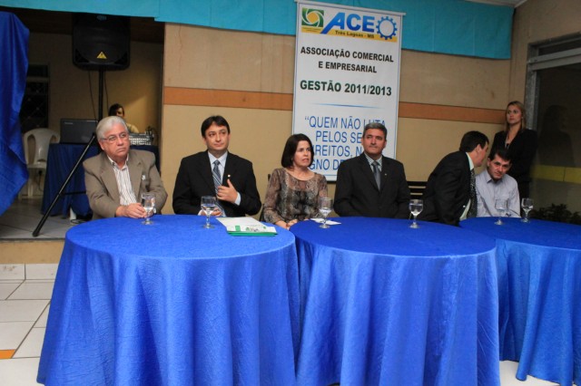 Posse da nova diretoria da Associação Comercial e Empresarial