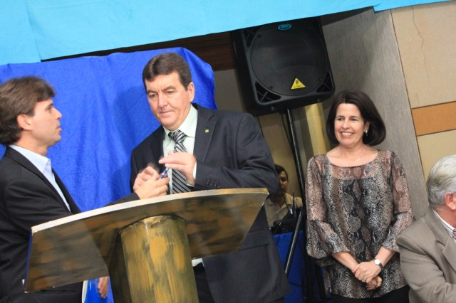 Posse da nova diretoria da Associação Comercial e Empresarial