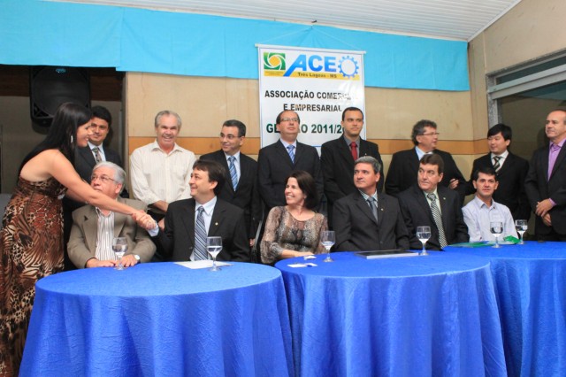 Posse da nova diretoria da Associação Comercial e Empresarial