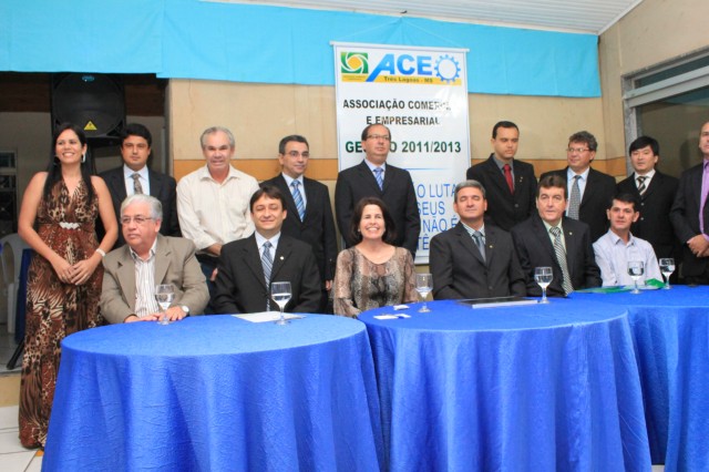 Posse da nova diretoria da Associação Comercial e Empresarial