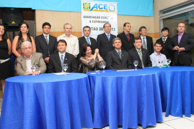 Posse da nova diretoria da Associação Comercial e Empresarial