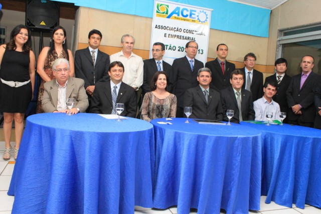 Posse da nova diretoria da Associação Comercial e Empresarial