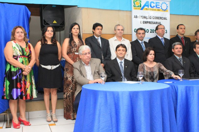 Posse da nova diretoria da Associação Comercial e Empresarial