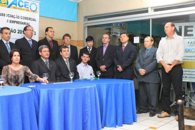Posse da nova diretoria da Associação Comercial e Empresarial