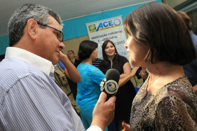 Posse da nova diretoria da Associação Comercial e Empresarial