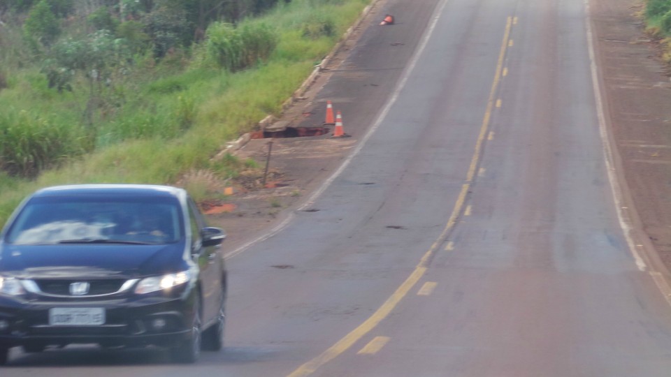 BR-262 está ponteada de trechos perigosos, entre Três Lagoas e Capital