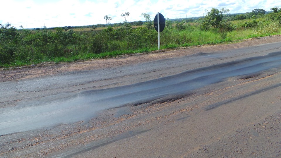 BR-262 está ponteada de trechos perigosos, entre Três Lagoas e Capital