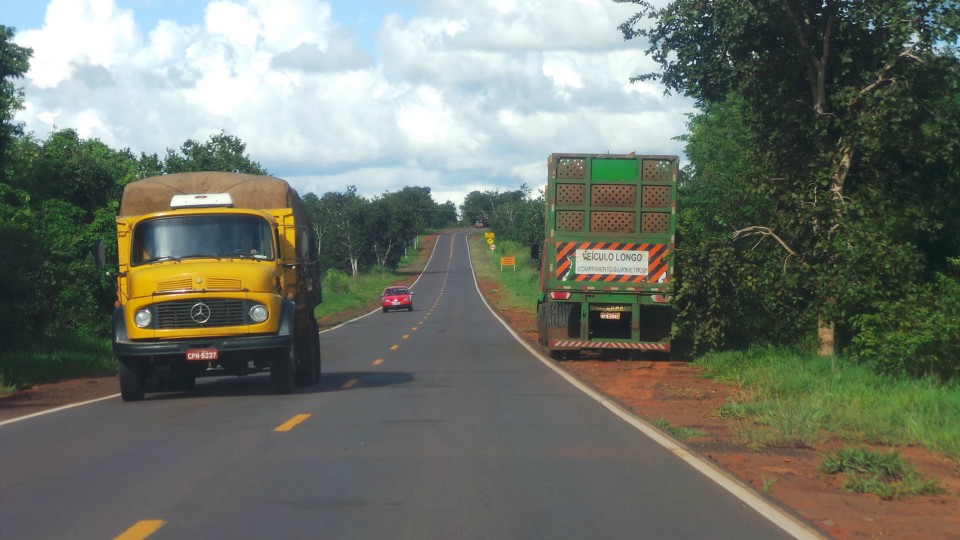 BR-262 está ponteada de trechos perigosos, entre Três Lagoas e Capital