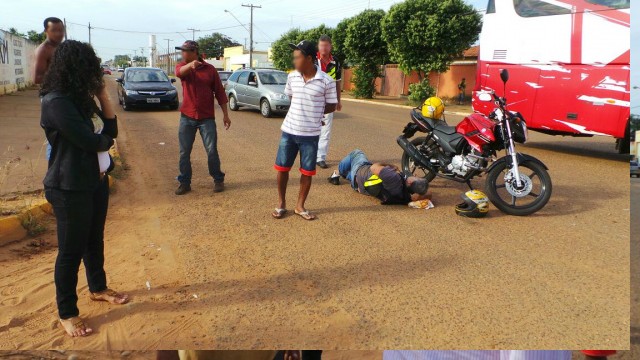 Acidente entre kombi e moto deixa uma pessoa ferida em Três Lagoas