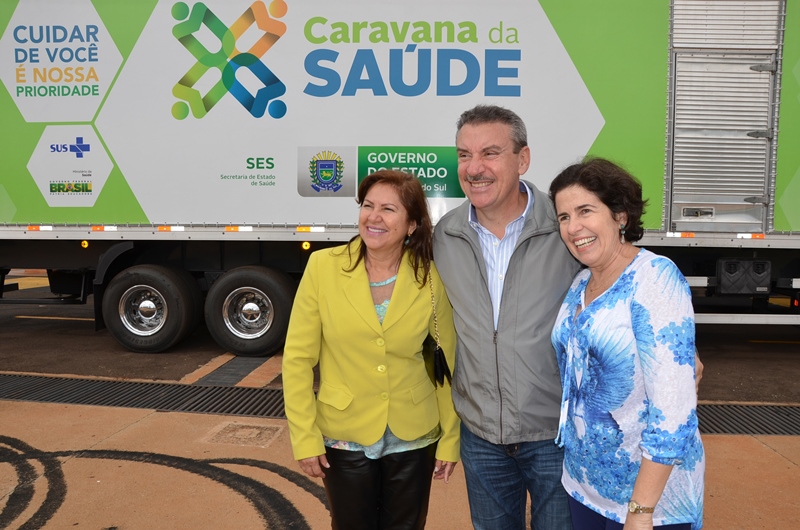 Prefeita apresenta a secretário Estadual estrutura do Município que receberá Caravana da Saúde