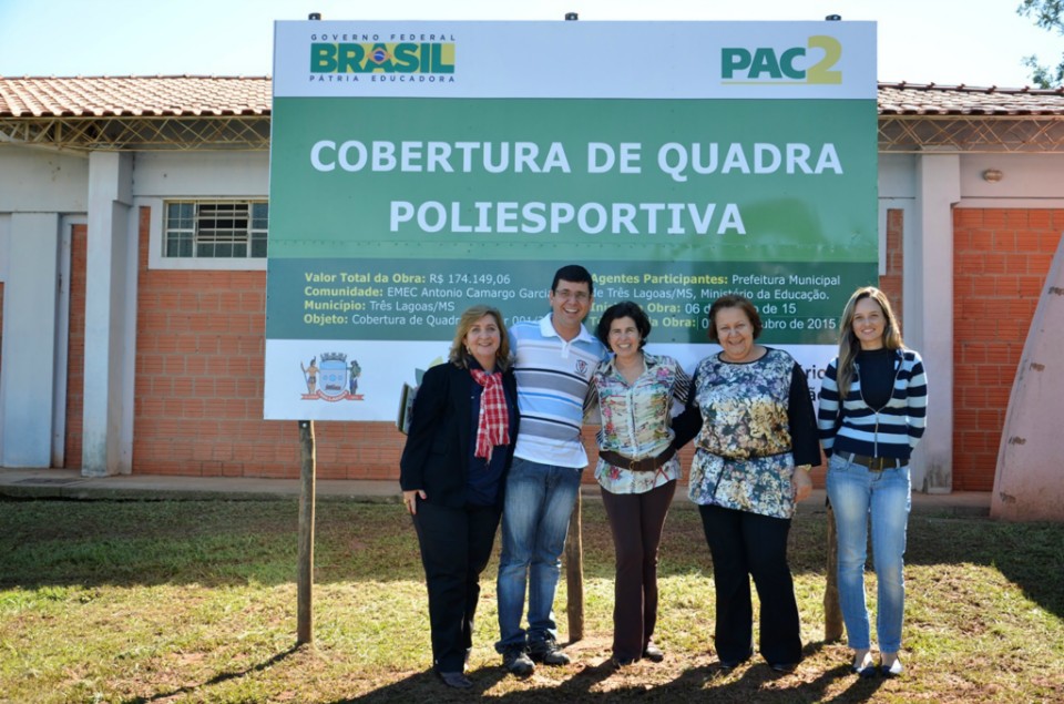 Ordem de serviço garante cobertura na quadra esportiva da escola Antônio Camargo