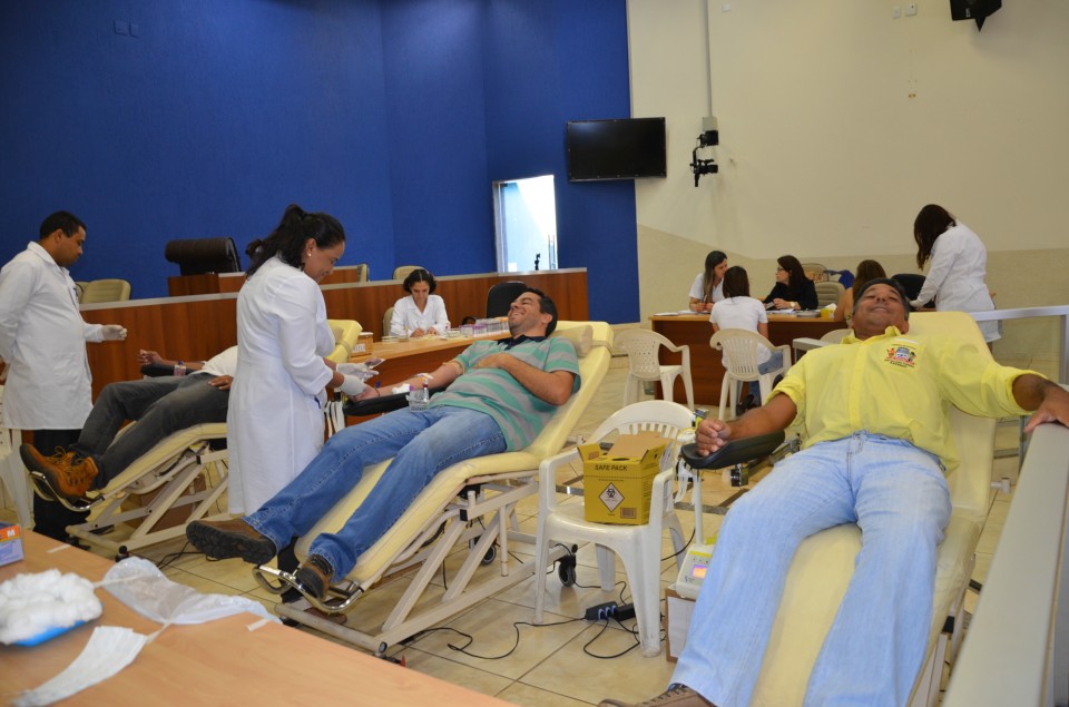 Campanha de doação de sangue movimenta Câmara de Três Lagoas