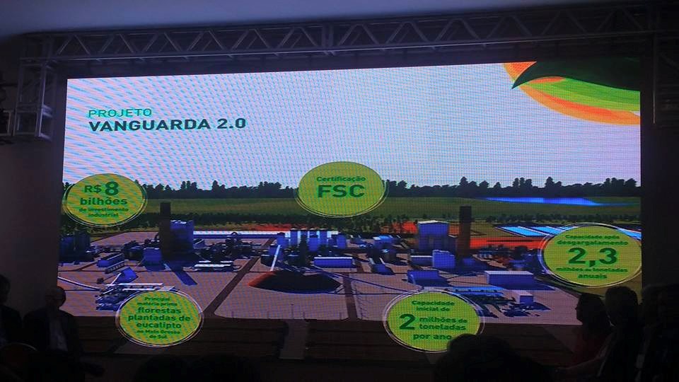 Eldorado lança oficialmente construção de mais uma fábrica em Três Lagoas