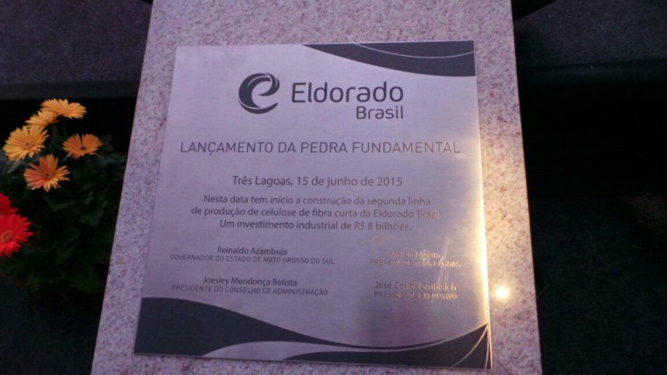 Eldorado lança oficialmente construção de mais uma fábrica em Três Lagoas