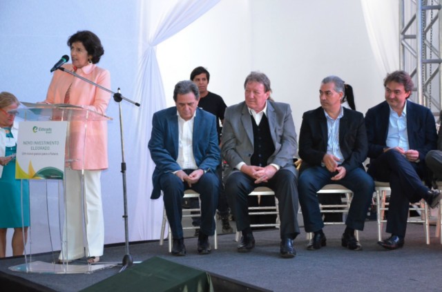 Marcia prestigia lançamento da pedra fundamental para ampliação da Eldorado