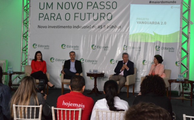 Marcia prestigia lançamento da pedra fundamental para ampliação da Eldorado