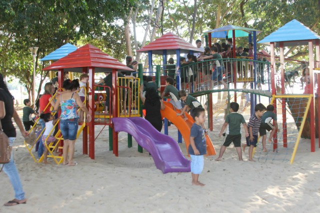 Novo parquinho infantil da Lagoa Maior é inaugurado com alegria e aplausos