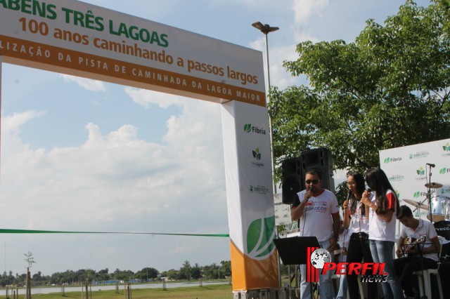Após lançamento do Projeto Horizonte 2, pista de caminhada é inaugurada pela Fibria
