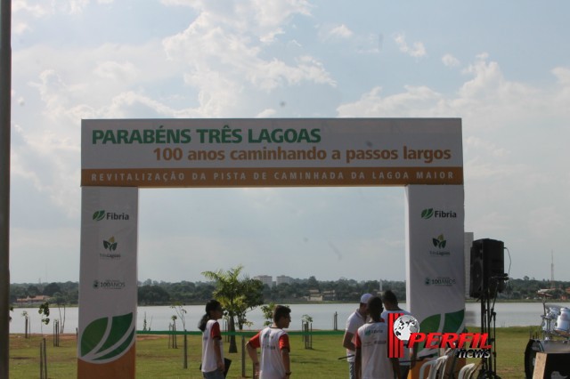 Após lançamento do Projeto Horizonte 2, pista de caminhada é inaugurada pela Fibria