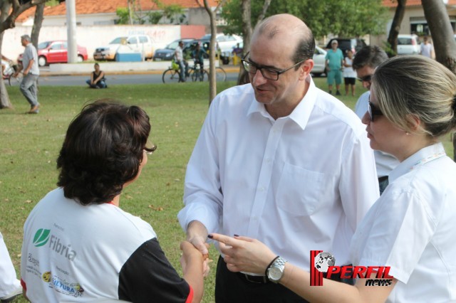 Após lançamento do Projeto Horizonte 2, pista de caminhada é inaugurada pela Fibria