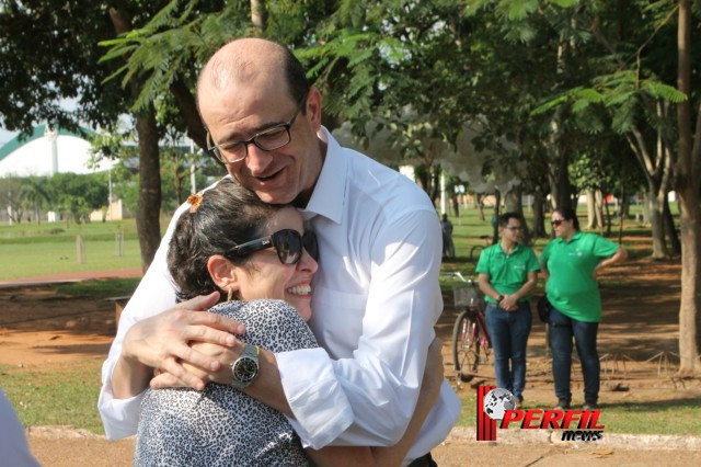 Após lançamento do Projeto Horizonte 2, pista de caminhada é inaugurada pela Fibria