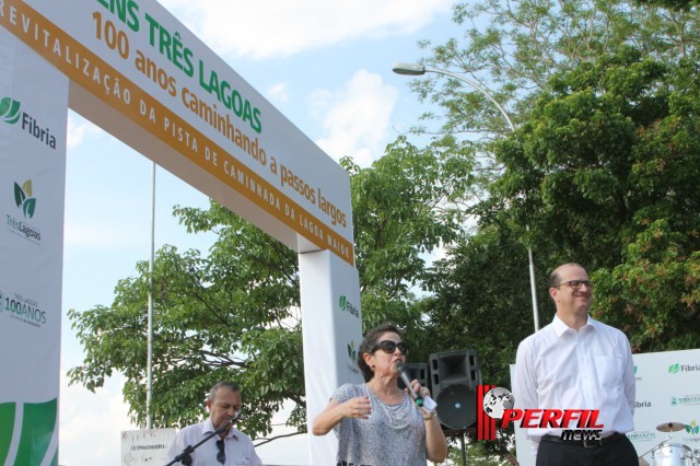 Após lançamento do Projeto Horizonte 2, pista de caminhada é inaugurada pela Fibria