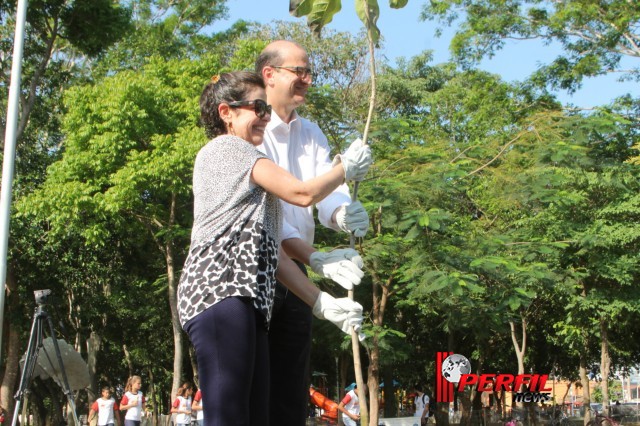 Após lançamento do Projeto Horizonte 2, pista de caminhada é inaugurada pela Fibria