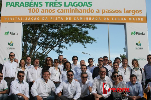 Após lançamento do Projeto Horizonte 2, pista de caminhada é inaugurada pela Fibria