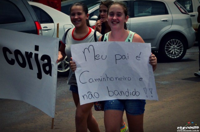 Caminhoneiro que bloquear estrada será multado