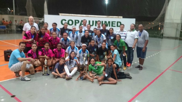 CRE Três Lagoas é campeão no futsal feminino da 15ª Copa Unimed