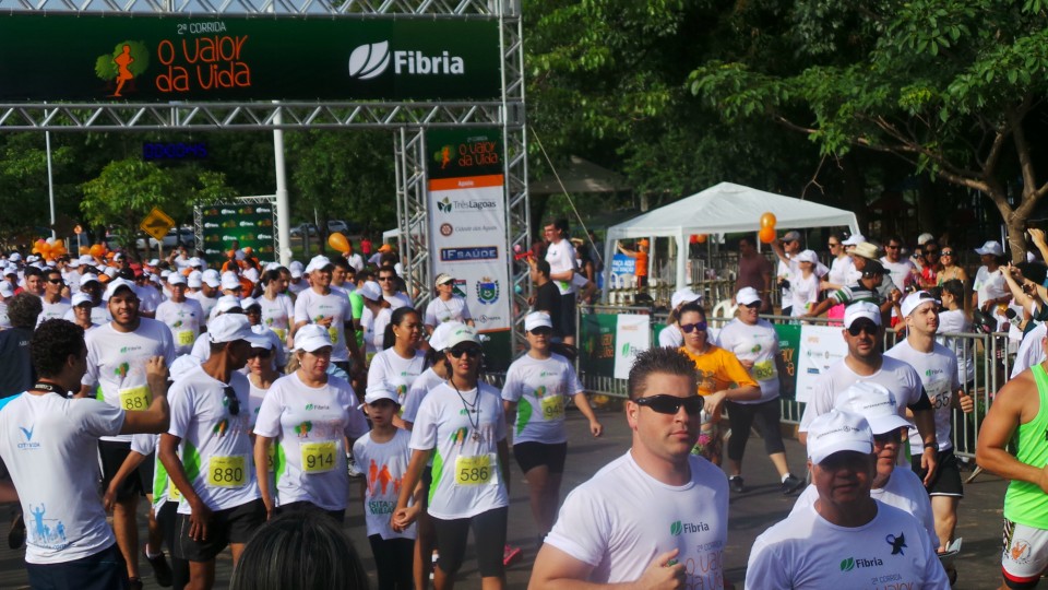 Corrida "O Valor da Vida" arrecada mais de quatro toneladas de alimentos