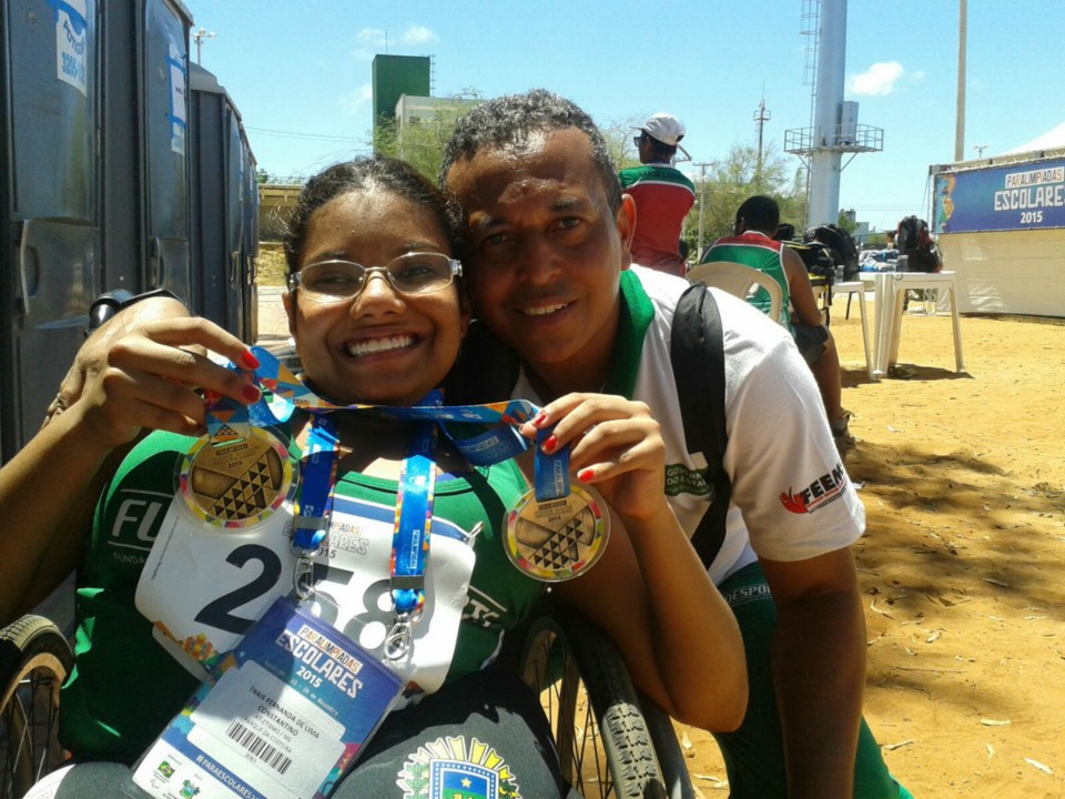Atletas do projeto Esporte Adaptado conquistam 11 medalhas nos Jogos Escolares Paralímpicos