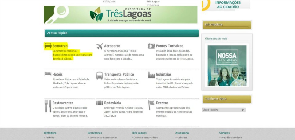 Ferramenta online facilita acesso a documentos da SEMUTRAN