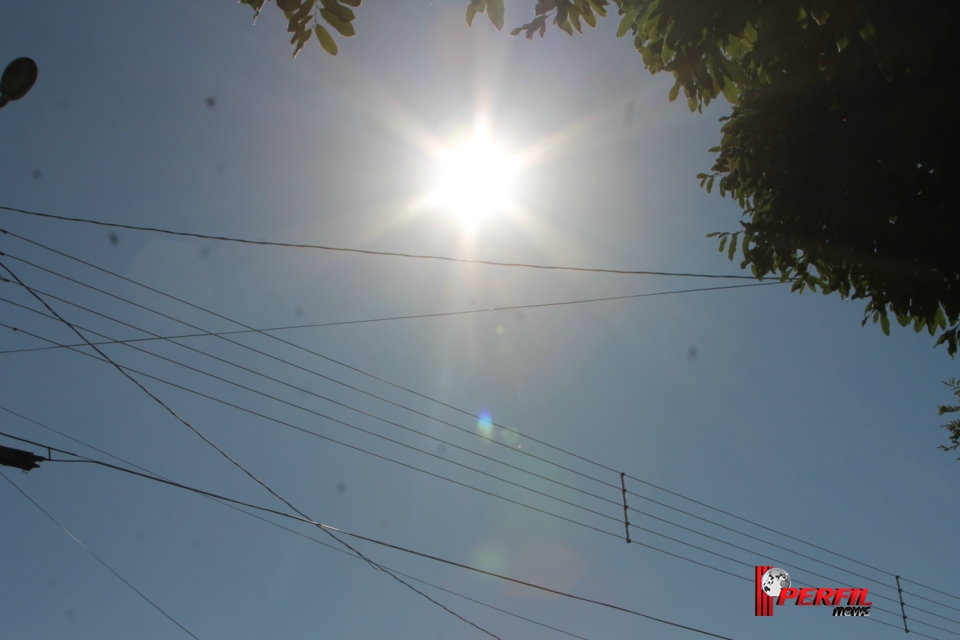 Três Lagoas terá previsão de sol e altas temperaturas nesta quinta-feira