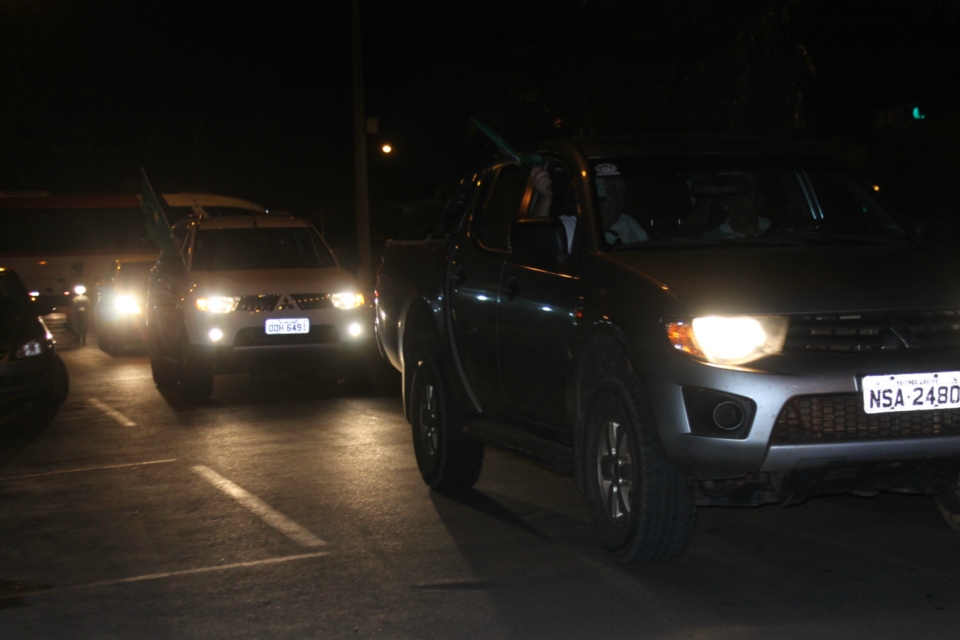 Carreata cruza avenidas de Três Lagoas em protesto à atual política do Brasil