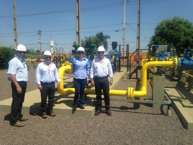 Agepan faz Visita Técnica ao Gasoduto que atende a Indústria Eldorado Brasil Celulose