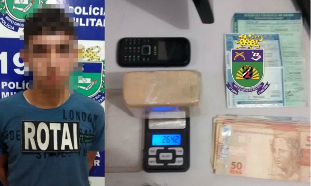 Dois jovens são presos por tráfico de drogas em menos de 24h