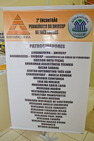 Segundo Encontrão de Pedagogia da Uniderp de Três Lagoas