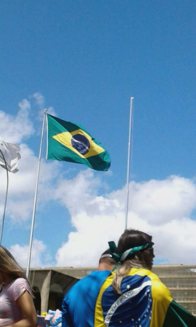 Durante votação na Câmara dos Deputados, manifestantes vão à Brasília em apoio ao processo de Impeachment