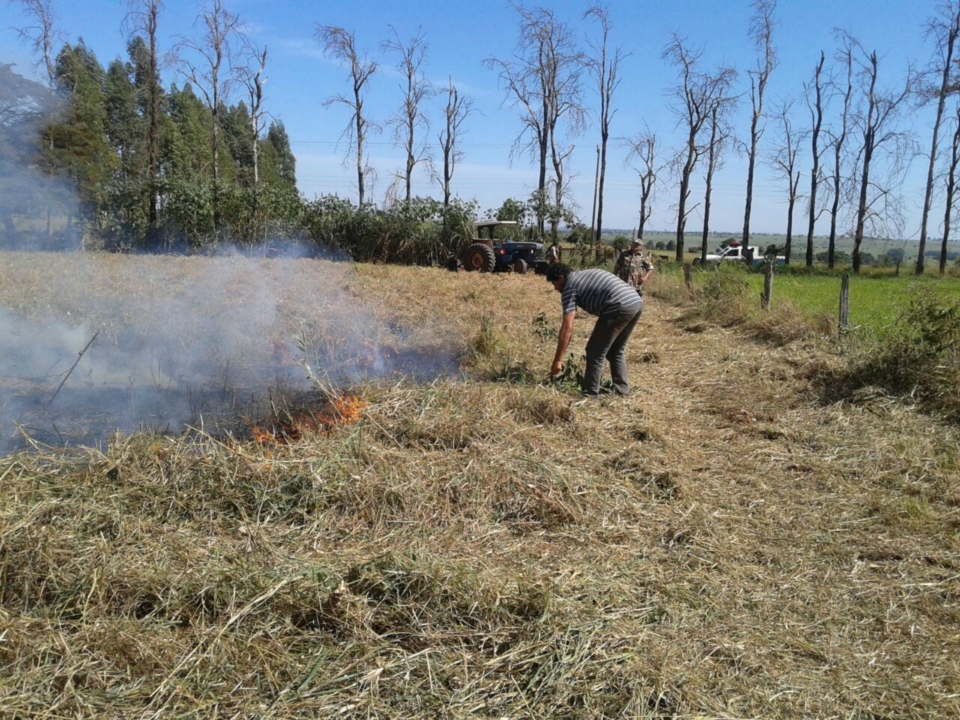 PMA autua assentado em R$ 11 mil por incêndio em 11 hectares de área de pastagem