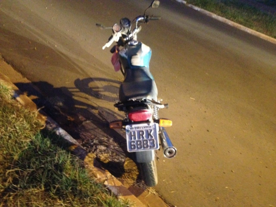Após fuga em rodovia, PRF recupera moto furtada há seis dias em Três Lagoas