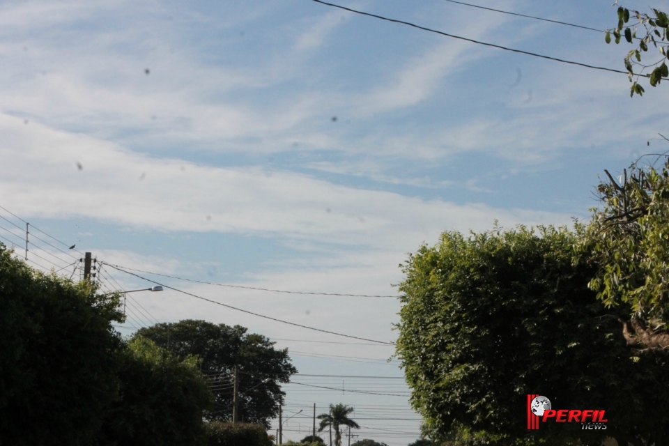 Com sol entre nuvens, há probabilidade de chuva em Três Lagoas nesta sexta-feira