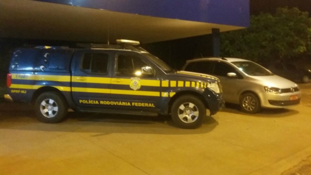 Após roubar veículo no Estado de São Paulo, ladrão é preso pela PRF na região do Bolsão