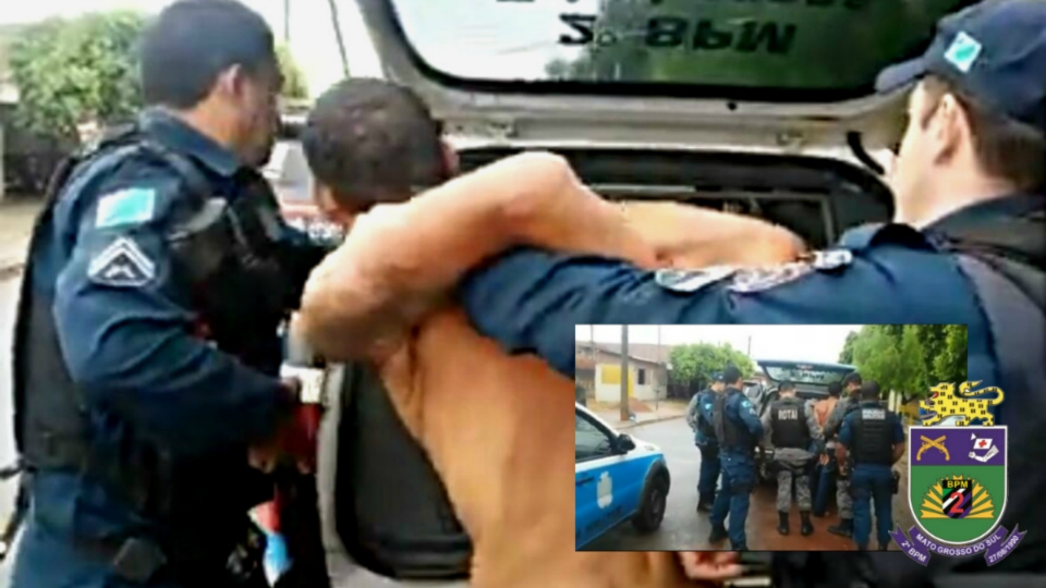 Após cerco, Policiais Militares prendem autor de roubo
