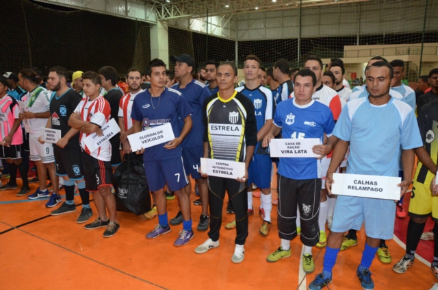 Sejuvel realiza abertura do Campeonato Municipal de Futsal