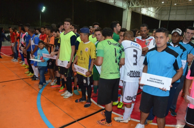 Sejuvel realiza abertura do Campeonato Municipal de Futsal