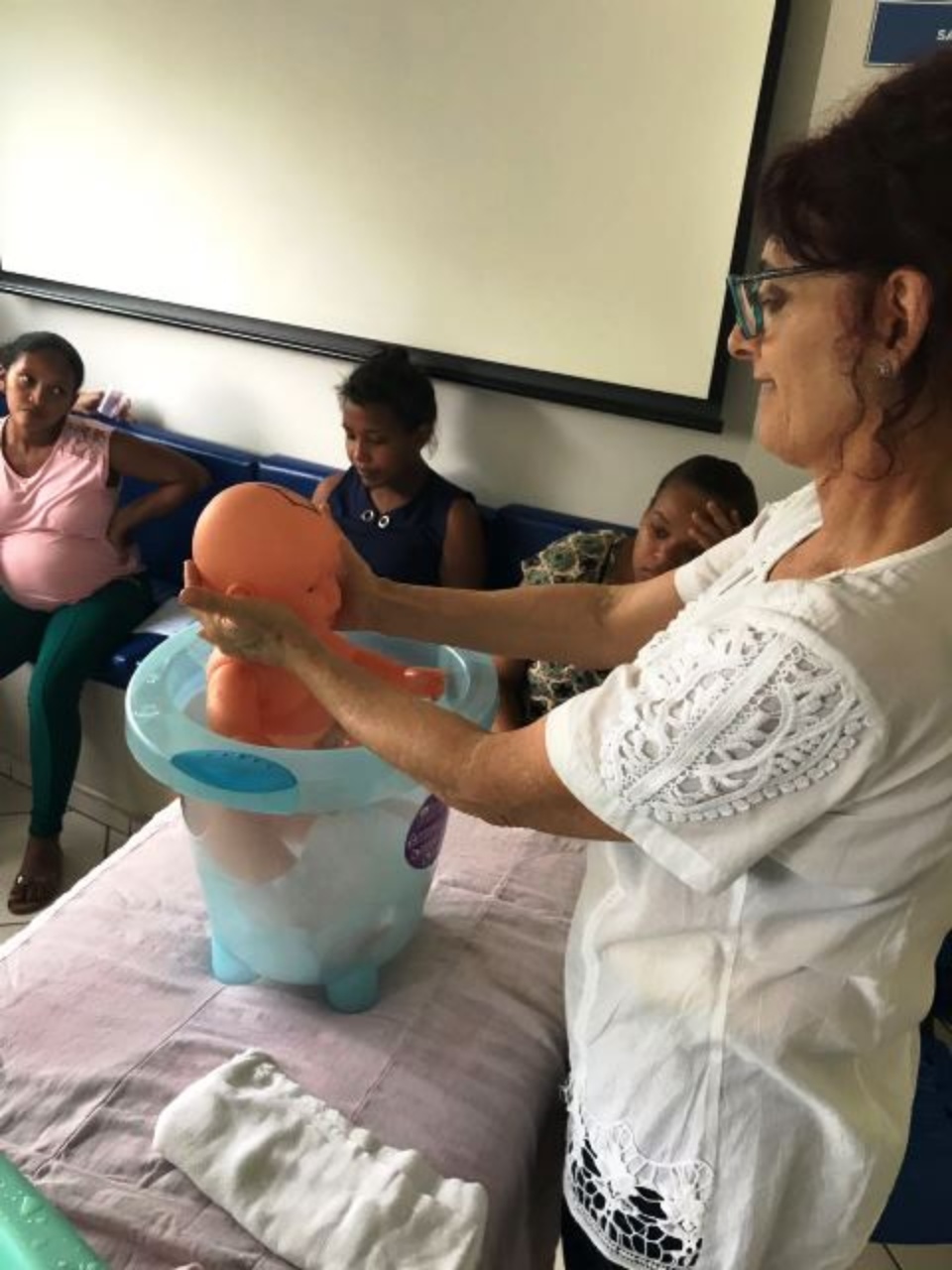 Unidade de saúde da Vila Piloto realiza encontro com gestantes