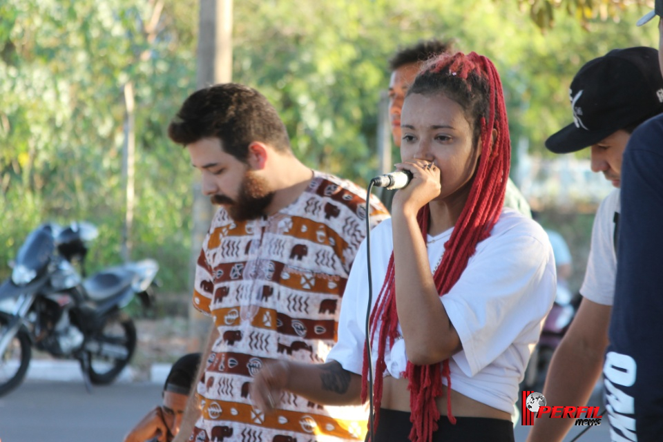 Manifestação cultural na pista de skate marca homenagem ao Cinza MC