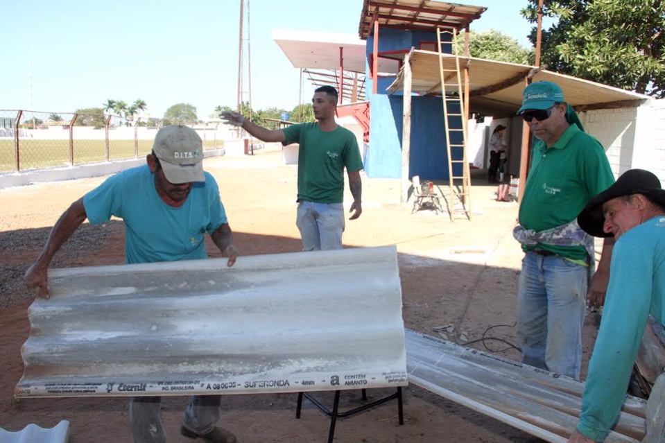 Prefeitura de Três Lagoas faz mais benfeitoria no Estádio da ADEN